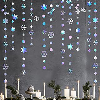 Wedding Window Decorations, Snöflingor I Papper, Winter Wonderland-party, Hanging Backdrop, Wonderland Decorations, Fiesta Shower, Winter Party Themes, Wonderland Party Decorations, Hen Party Decorations