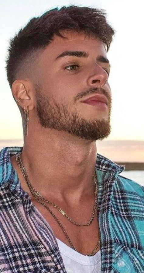 The Best 25 French Crop Haircuts for Men (Detailed Gallery) | Best & Cool French Crop Haircut Ideas For Men Scruffy Beard Short, Low Beard Styles, Soccer Hairstyles Men, Short Fringe Haircut Men, Short Fringe Haircut, Low Fade Taper, Taper Haircut Men, Men's Undercut, Fade Haircut With Beard