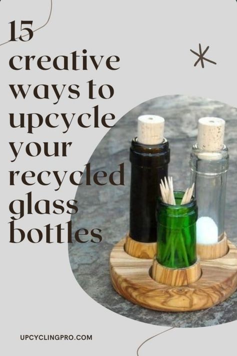 Discover creative ways to upcycle recycled glass bottles into stunning decor pieces. From simple crafts to intricate art, the possibilities are endless. Transform your space with unique recycled glass bottles decor that adds a touch of sustainability and charm. Get inspired and unleash your creativity with these recycled glass bottles ideas. Glass Bottles Ideas, Glass Bottles Decor, Upcycled Candle Holders, Old Glass Bottles, Recycled Wine Bottles, Recycled Glass Bottles, Elegant Vases, Glass Bottles Art, Glass Bottles Decoration