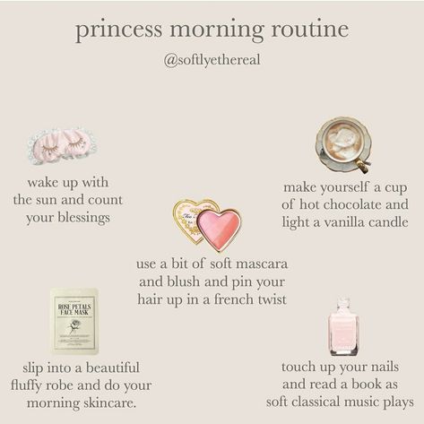 Princess Morning Routine, Niche Memes, Etiquette And Manners, Vanilla Candle, Princess Core, Angel Aesthetic, Classy Aesthetic, Princess Aesthetic, French Twist