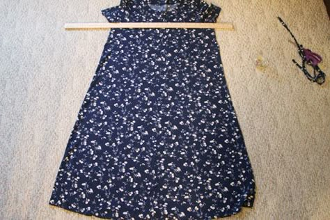 Making A Skirt From A Dress, How To Make Skirt From Dress, Making Skirt From Dress, Dress To Skirt Diy Convert, Make Dress Into Skirt, Skirt From Dress, Make A Skirt From A Dress, Diy Dress To Skirt, How To Turn Dress Into Skirt