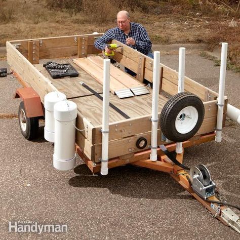 Utility Trailer Upgrades Utility Trailer Accessories, Utility Trailer Upgrades, Trailer Upgrades, Downspout Drainage, Led Trailer Lights, Aluminum Ramp, Trailer Plans, Trailer Build, Boat Trailer