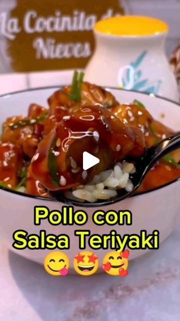 Pollo Teriyaki, Chicken Teriyaki Recipe, Chicken Teriyaki, Teriyaki Chicken, Healthy Meals, Asian Recipes, Salsa, Food And Drink, Healthy Recipes