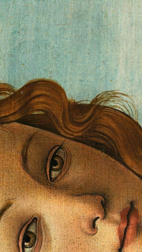 artsy lockscreens — the birth of venus, by sandro botticelli like it... Birth Of Venus, Sandro Botticelli, Close Up, Hair, Art