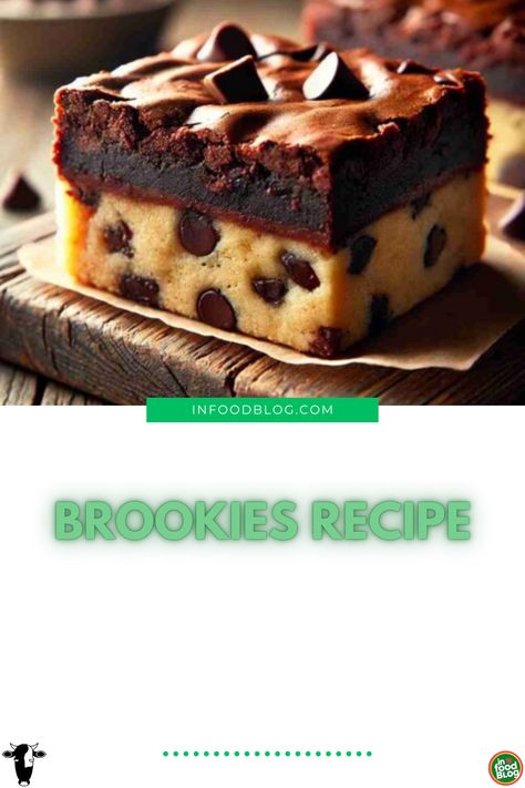 How To Make Brookies Recipe Brookies Recipe, Brownie Batter, Shaped Cookie, Vegetarian Chocolate, Food Design, Baking Pans, Melted Butter, Cocoa Powder, Cookie Dough