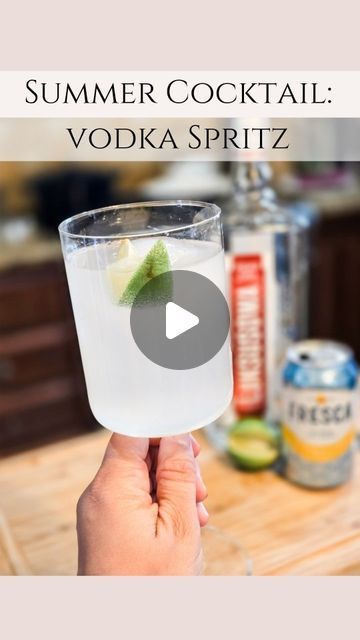 Kellie | Easy Recipes & Lifestyle on Instagram: "Summer Cocktail on deck 🍋 vodka and @frescausa are the perfect pair. It's refreshing, under 100 calories, and low carb 🤌🏼 catch me sipping on it all summer. This would be great in a pitcher fir entertaining at home.

#vodkacocktail #cocktailrecipes #summervibes #lowcarbdiet #spritztime | summer cocktails, vodka cocktails, easy drink recipes, pitcher cocktails" Cocktails Vodka, Cocktails Easy, Vodka Cocktails Easy, Pitcher Cocktails, Under 100 Calories, Cocktail Ideas, Easy Drink Recipes, Easy Drinks, Cocktail Drinks Recipes