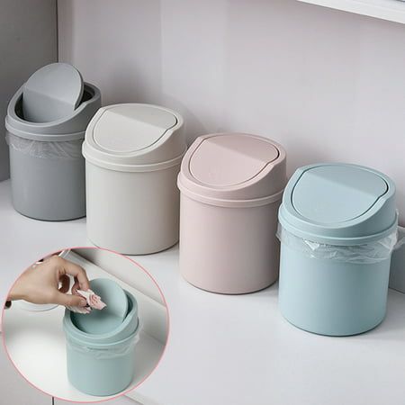 "Description: Detachable lid makes this plastic dustbin is easy and convenient for you to clean for long time reused. Small garbage can is space saving for you to use in compact desktop and it can help you keep clean and tidy. Made of PP plastic material, this mini desktop dustbin is solid and durable. This dustbin is 17cm in length and 13cm in width. It is wide application for you to use in office, living room , bed room or study room to store waste cotton pads, waste tissue, etc. Item Name: Mi Dustbin For Bedroom, Small Garbage Can, Tiny Trash Can, Cute Dustbin, Small Dustbin, Mini Garbage Can, Cute Trash Can, Room Trash Can, Trash Can Covers