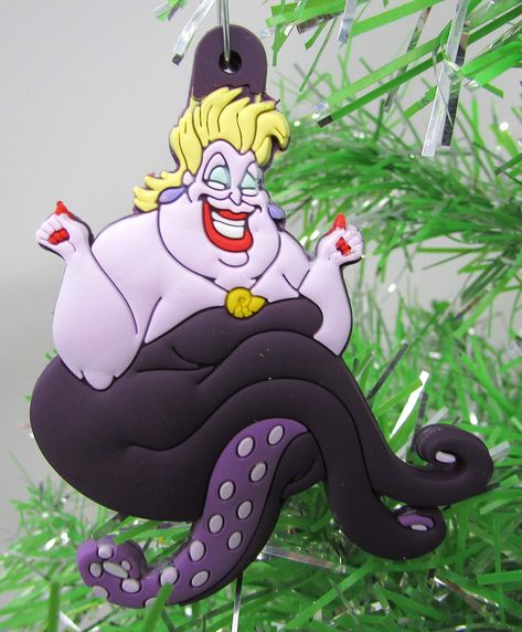 PRICES MAY VARY. Little Mermaid Ursula Ornament Around 2.5" Tall - Unique Shatterproof Design Little Mermaid Ursula Ornament Mermaid Ornament, Themed Christmas, Clay Ornaments, Christmas Tree Themes, Polymer Clay Crafts, Little Mermaid, Clay Crafts, The Little Mermaid, Hanging Ornaments