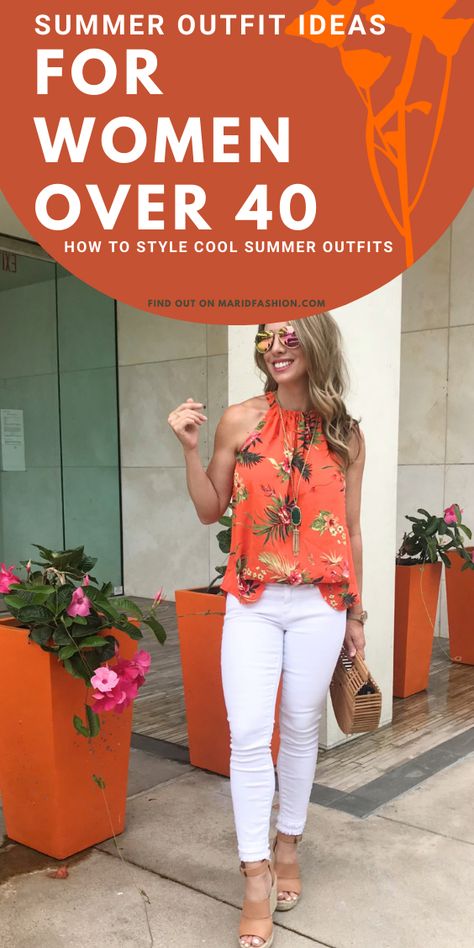 Check out the article and find out how to create summer outfits for women over 40. I don't mean that you have to be a style outfit specifically for your age. No, I just want to share some outfit ideas that you are gonna enjoy to wear. Summer Fashion Over 40 Casual, Outfit For Summer For Women, Summer Women Outfits 2023, How To Dress Over 40, Women’s Summer Outfit, How To Dress Over 40 Fashion For Women, Summer Holiday Outfits 2023, Summer Styles 2023, How To Dress At 40 For Women