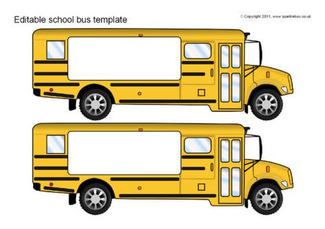 School Bus Template, Bus Template, School Buses, Transportation Theme, School Bus Driver, Word Templates, St Patrick's Day Crafts, Microsoft Word Templates, Bus Driver