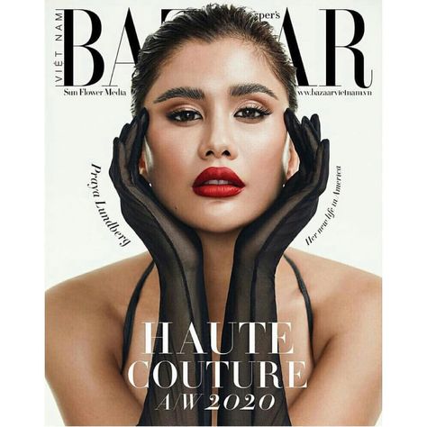 Stylist | Personal Shopper on Instagram: “Harper’s Bazaar Vietnam September Cover featuring @prayalundberg 🖤 Photographer @dennisleupold Make up @patrickta Hair @glencocoforhair…” Praya Lundberg, Harpers Bazaar Covers, Harpers Bazaar Magazine, Bazaar Magazine, Esquire Magazine, Personal Branding Photoshoot, Fashion Magazine Cover, V Magazine, Fashion Cover