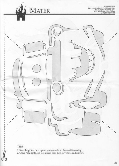 Tow Mater Pumpkin Stencil, Mater Pumpkin Carving Stencil, Tow Mater Pumpkin Carving, Pumpkin Carving Ideas Disney Stencil, Disney Pumpkin Stencils Free Printables, Stitch Pumpkin Carving Template, Tow Mater Pumpkin, Mater Pumpkin, Pumpkin Carving Disney Stencils