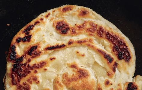 Flaky Bread (Malawah) Recipe | Bon Appétit Flaky Bread, Savory Bread, Indian Bread, Pita Bread, Bread And Pastries, Bread Rolls, Quick Bread, Special Recipes, Naan