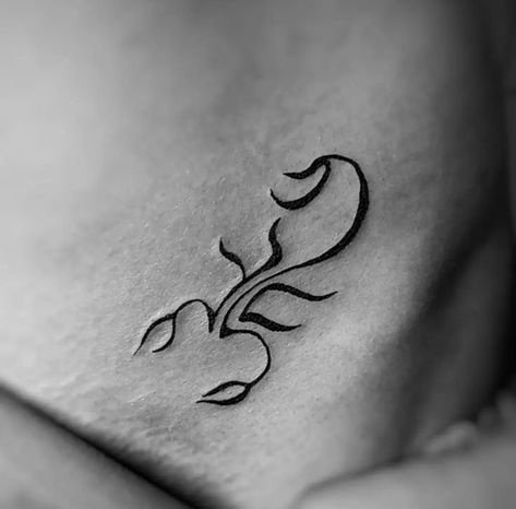 Cool Scorpio Tattoo, Minimal Scorpion Tattoo, Scorpion Tatoos Girly, Scorpion Small Tattoo, Tattoo For Scorpio, Scorpion Minimalist Tattoo, Scorpion Tattoo Zodiac, Tattoo Ideas Female Scorpio, Minimalist Tattoo Scorpio