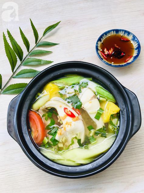 Cách nấu canh chua cá chuẩn miền Nam thơm ngon hết cỡ - Ảnh 5. Sour Fish Soup, Canh Chua, Fish Soup, File Image, Wonton Soup, Bibimbap, Chia, Ramen, Resolution