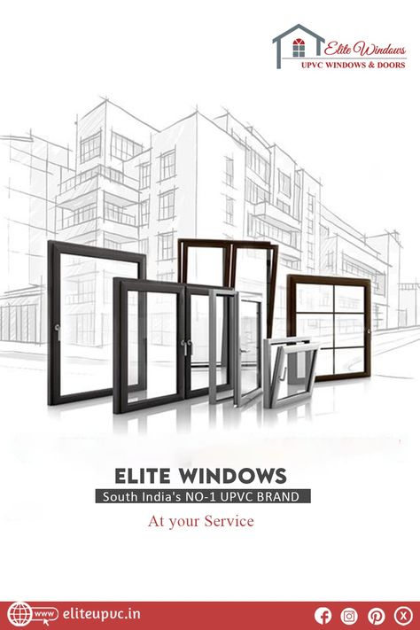 #upvc #upvcwindows #upvcdoors Window Construction, Marketing Videos, Pvc Windows, Upvc Windows, Brochure Layout, Skin Clinic, Aluminium Doors, Windows Doors, South India