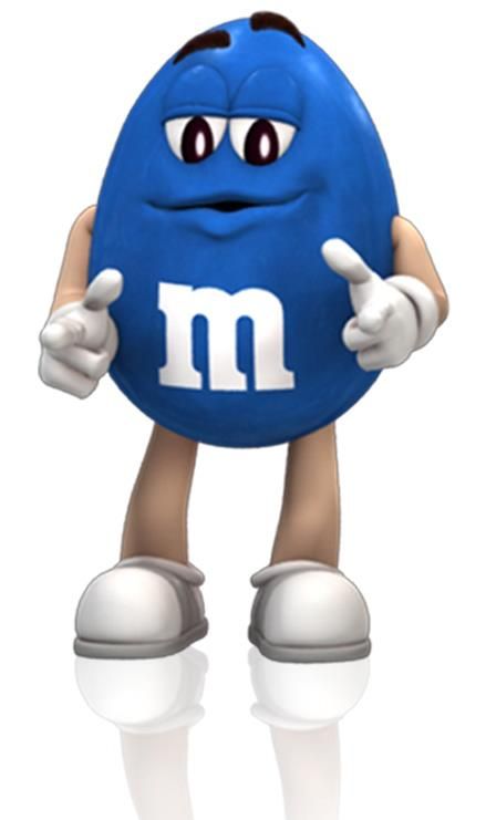 My favorite M character....Blue Blue M&m Character, Blue M&m, Blue Characters Cartoon, M&m's Chocolate, M&m Characters, M M Candy, M Wallpaper, M Necklace, Candy Art