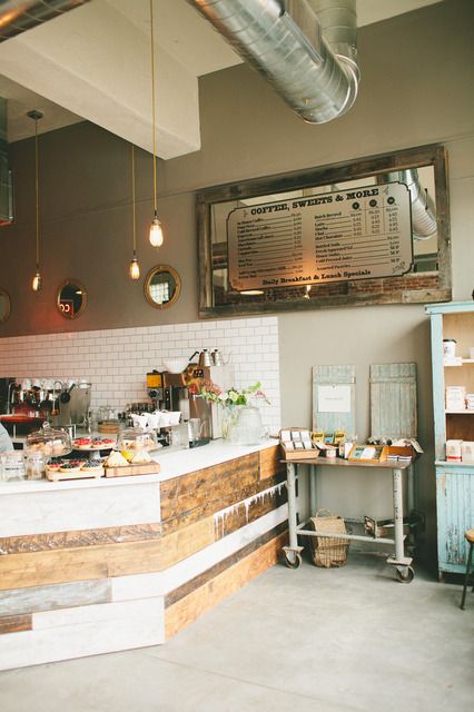 Black Eye Coffee Shop, Denver. Rustic Coffee Shop, 카페 인테리어 디자인, Local Coffee Shop, Coffee Shop Design, Style Deco, Cafe Shop, Wood Bar, Shop Interiors, Coffee Cafe