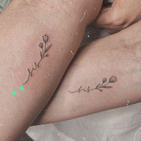 Delicate Matching Tattoos Simple, Small Simple Sister Tattoos, Simple Sisters Tattoo, Matching Sister Tattoos Simple, Delicate Sister Tattoos Simple, Mini Tats Sisters, Soul Sista Tattoo, Best Friend Tattoos Wrist, Tiny Matching Tattoos Sisters Meaningful