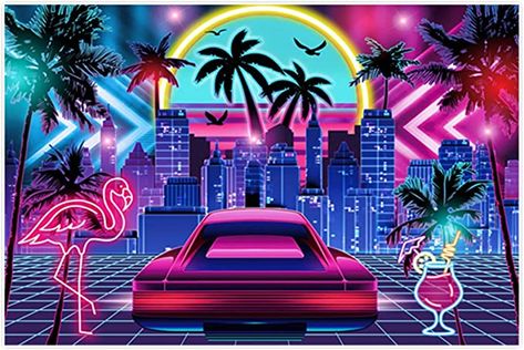 Miami Vice Invitations, Miami Vice Pool Party, Miami Party Theme, Miami Theme Party Decor, Miami Vice Party Theme, Miami Nights Theme Party, Miami Theme Party, Tropical Disco Party, Miami Glam