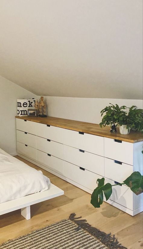 Ikea Bedroom Drawers, Ikea Nordli Hack Drawers, Nordi Ikea, Nordli Dresser Bedroom, Ikea Nordli Bedroom, Ikea Drawers Bedroom, Ikea Nordli Bedroom Ideas, Nordli Ikea Bedroom, Nordli Dresser Hack