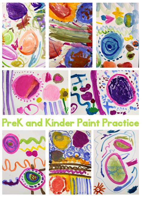 Painting tips to help you get the most out of painting with pre-school and Kinder Kids plus a great painting project to try. Kindergarten Art Ideas, Paint Practice, Prek Art, Art Docent, Elementary Art Rooms, Kindergarten Art Lessons, Deep Space Sparkle, Art Education Lessons, Free Paint