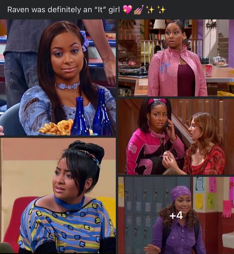 That's So Raven Bedroom, Early 2000s Moodboard, Raven Simone Outfits, Raven Baxter Aesthetic, That's So Raven Outfits, Raven Baxter Outfits, Raven Symone 2000s, Early 2000s Fashion Black Women, Raven Simone