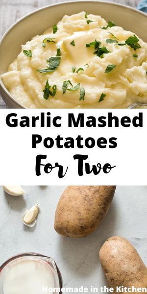 Russett Garlic Mashed Potatoes, Single Serve Mashed Potatoes, Single Serving Mashed Potatoes, Mashed Potatoes Recipe Small Batch, Small Batch Mashed Potatoes Recipe, Immersion Blender Mashed Potatoes, Garlic Mashed Potatoes Recipe Easy, How To Make Garlic Mashed Potatoes, Mashed Potatoes With Potato Ricer