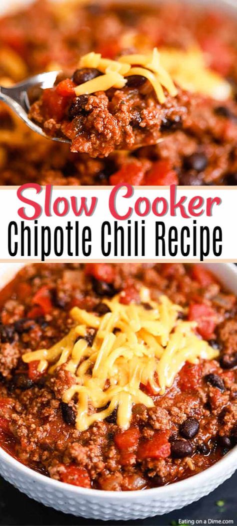 Chipotle Chilli Recipes, Adobo Chili Recipe, Chili Adobo Recipes, Canned Chipotle Pepper Recipes, Recipes With Adobo Peppers, Chorizo Chili Recipe Crock Pot, Chipotle In Adobo Sauce Recipes, Recipes Using Chipotle Peppers In Adobo, Chipotle Adobo Recipes