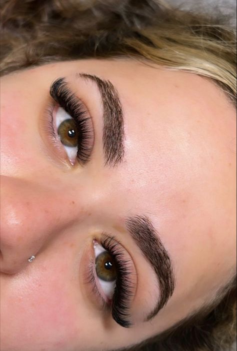 Natural Full Lashes Extensions, Individual Lashes Hybrid, Hybrid Eyelashes Extensions, Volume Lash Extensions 14mm, Cute Hybrid Lashes, Hybrids Eyelash Extensions, Short And Full Lash Extensions, Lash Extensions Inspo Cat Eye, Hybrid Lash Extensions Volume