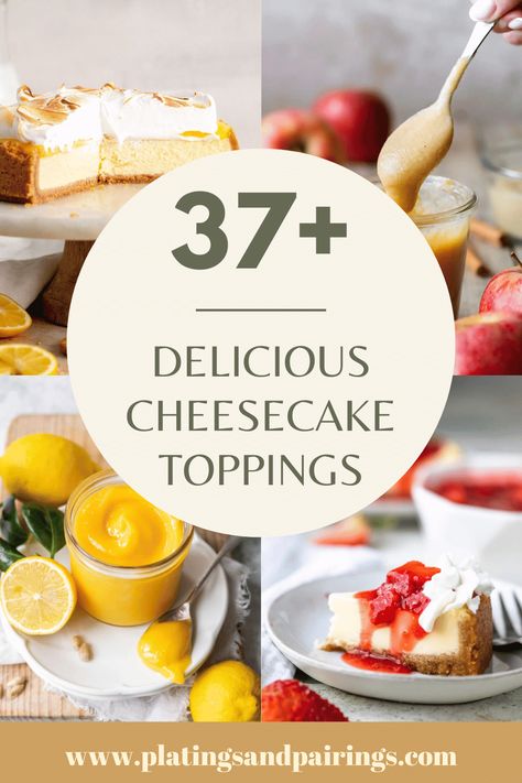 Cheesecake Bar Toppings, Cheesecake Toppings Bar Ideas, Mini Cheesecake Toppings, Store Bought Cheesecake Hacks, Toppings For Cheesecake Ideas, Mini Cheesecake Topping Ideas, Cheesecake Toppings Bar, Cheesecake Bar Wedding, Cheesecake Topping Ideas