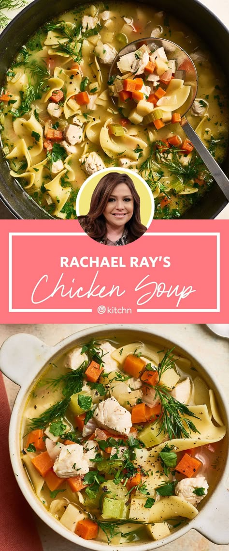 Rachel Ray Chicken Noodle Soup, Rachael Ray Recipes 30 Minute Meals, Dill Chicken Noodle Soup, Rachel Ray Soup Recipes, Flavorful Chicken Soup, Rachel Ray Recipes 30 Minute Meals, Rachael Ray Chili, Rachel Ray 30 Minute Meals, Healthy Chicken Breast Recipes