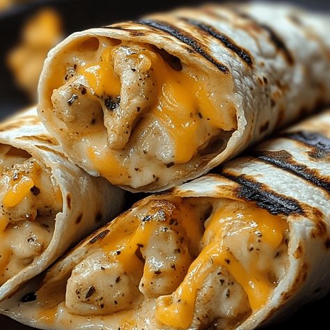 Cheesy Garlic Chicken Wraps – Naomi's Recipes Cheesy Grilled Chicken And Peppers, Cheesy Garlic Chicken Wraps, Chicken Cream Cheese Recipes, Cheesy Garlic Chicken, Cheesey Chicken, Chicken Breast Casserole Recipes, Chicken Breast Casserole, Rotel Recipes, Dinner Board