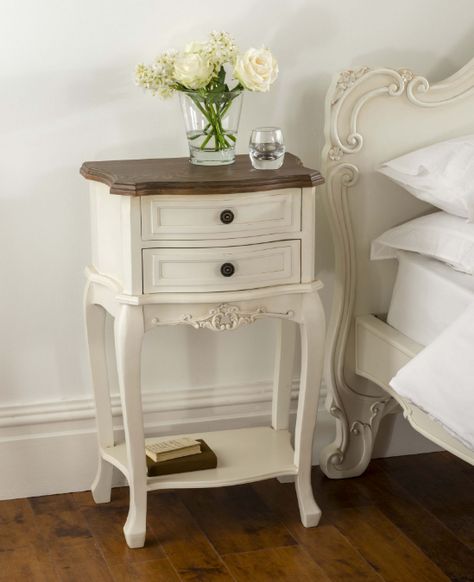 Antique French Bedroom, French Style Bedside Tables, Style Bedside Table, Antique Bedside Tables, French Bedside Tables, French Furniture Bedroom, French Style Bedroom, Vintage Bedside Table, Antique Side Table