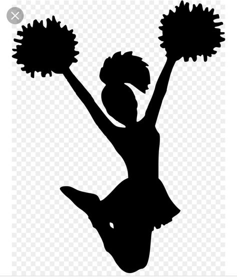 Cheerleader Cake, Pompom Girl, Cheerleader Silhouette, Cheerleader Clipart, Cheer Clipart, Cheerleading Megaphones, Pep Squad, May Day Baskets, Cheer Banquet