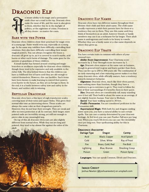 DnD 5e Homebrew — homebrewfromthevoid:  ELVEN HALF-RACES  Homebrew... Dnd Homebrew Elf Race, Dnd Elf Subrace, Races Dnd 5e, Dnd 5e Homebrew Dragonborn, Dnd Subclasses 5e, Dnd Elf Races, Types Of Fantasy Races, Dnd Half Dragonborn, Elf Subraces Dnd