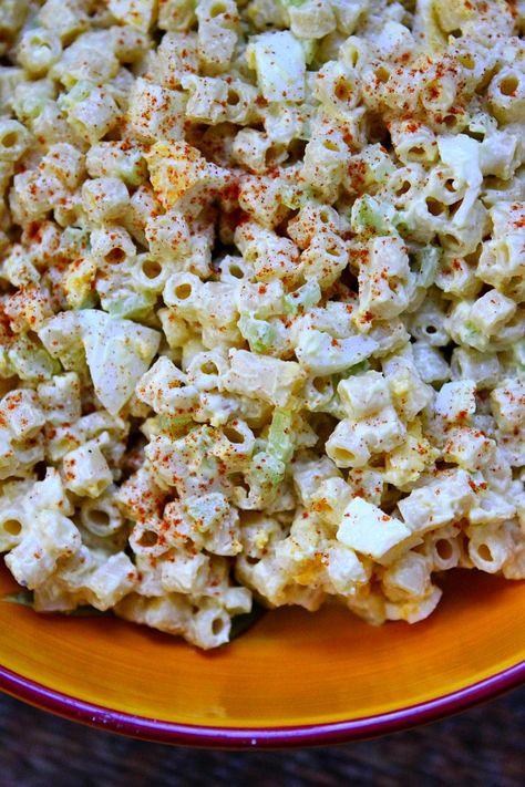 Old Fashioned Macaroni Salad Recipe - RecipeGirl.com. Terrific recipe for a Memorial Day BBQ. Old Fashioned Macaroni Salad, Macaroni Salads, Barbecue Recipe, Cold Salads, Quinoa Pasta, Potato Salads, Bbq Recipe, Best Macaroni Salad, Mac Salad