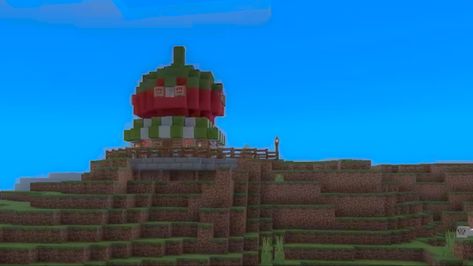 Strawberry Shortcake Minecraft, Strawberry Shortcake House, Fruit Fairy, Minecraft House Decor, Minecraft Village Ideas, Cherry Blossom House, Minecraft Pfp, Build In Minecraft, Cottage Minecraft