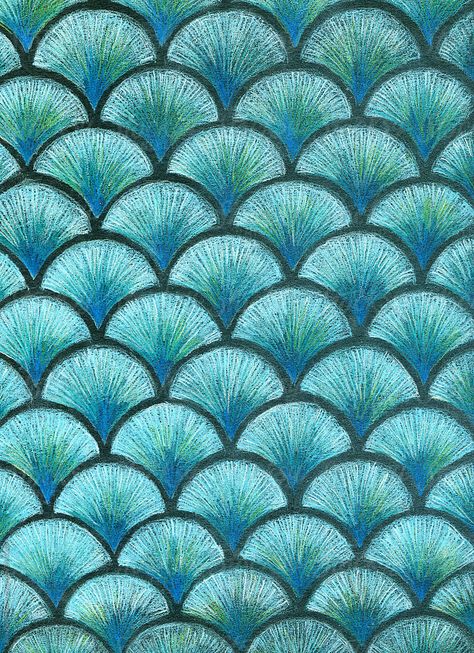 Fish Scale Wallpaper, Fish Scales Aesthetic, Fish Scale Drawing, Fish Skin Pattern, Fish Scales Pattern, Fish Scales Drawing, Fish Scales Art, Scales Drawing, Fish Texture