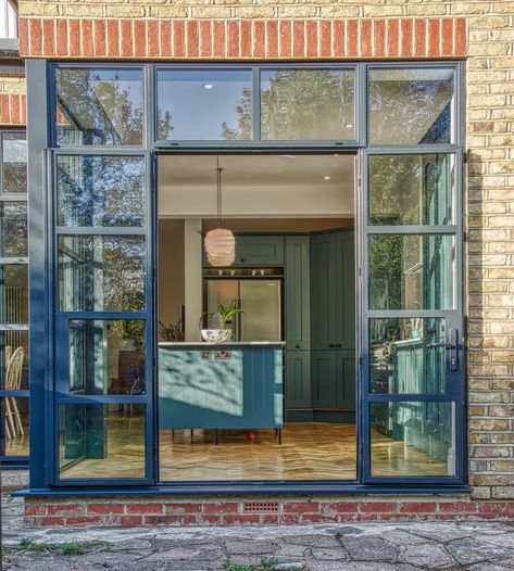 Patio Doors Ideas, Bifold Doors Onto Patio, Patio Door Ideas, Traditional Patio Doors, Single Patio Door, Kitchen Patio Doors, Patio Door Installation, Bifold Patio Doors, Double Doors Exterior