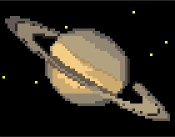 saturn free from Hugs are Fun! cross stitch Planets Pixel Art, Dibujos Dark, Piskel Art, Arte 8 Bits, Cocoppa Wallpaper, 8bit Art, Cool Pixel Art, Pix Art, Y2k Wallpaper