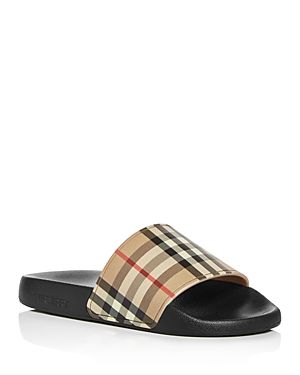 Burberry Slides, Burberry Espadrilles, Burberry Heels, Designer Slides Women, Luxury Slides, Cute Slides, Dr Shoes, Pool Slide, Burberry Shoes