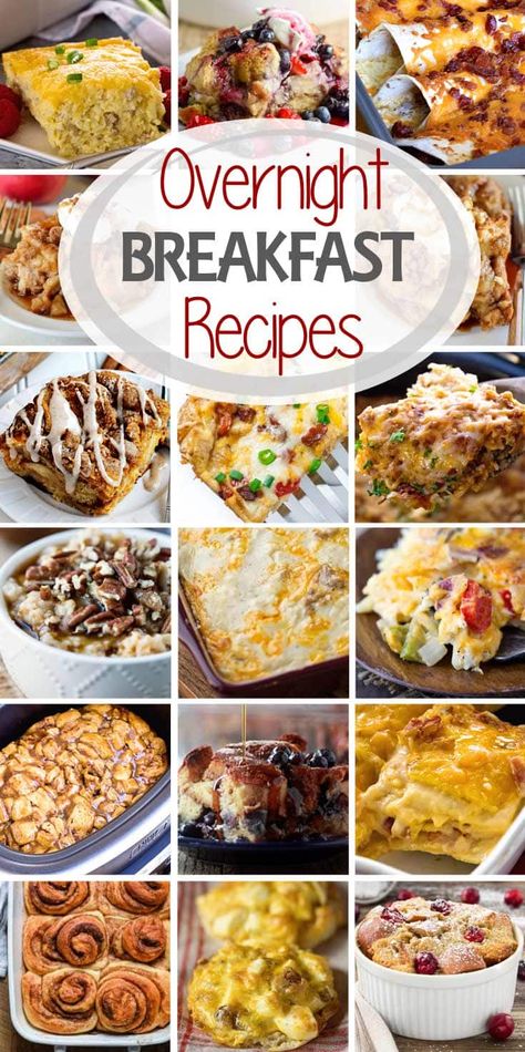 Over Night Breakfast, Crock Pot Breakfast Recipes, Breakfast Recipes Overnight, Overnight Breakfast Casseroles, Easy Brunch Ideas, Crock Pot Breakfast, Overnight Breakfast Recipes, Overnight Recipes, Thanksgiving Breakfast