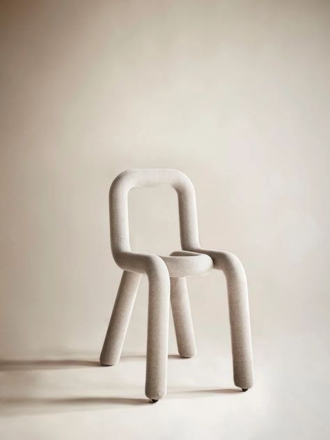 Bold Chair – Cord Beige Bold Chairs, Design Blogs, White Stain, Creative Furniture, Metal Structure, Take A Seat, New Classic, Museum Of Modern Art, Interior Furniture