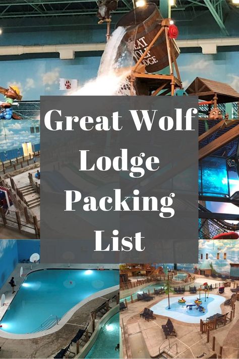 Great Wolf Lodge Packing List, Lodge Plans, Ontario Road Trip, 2 Days Trip, Christmas Lodge, Ultimate Packing List, Wolf Lodge, Great Wolf Lodge, Family Vacay