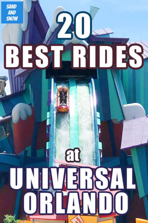 Planning a trip to Universal Orlando Resort and want the scoop on the best rides? From water plunges to thrilling coasters to kid-approved favorites, here are the 20 best rides at Universal Orlando in 2021! #UOR #UniversalOrlando #ThemeParks #Orlando #FamilyTravel Best Rides At Universal Orlando, Rides At Universal Studios Orlando, Universal Studios Orlando Secrets, Universal Studios Orlando Rides, Universal Studios Orlando Planning, Disneyland Orlando, Universal Studios Orlando Trip, Universal Hollywood, Universal Trip