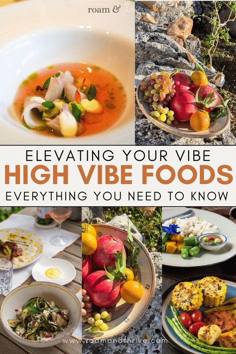 Embracing High Vibrational Foods for Elevated Living Raise your vibe with high vibration foods. Find out what they are and how you can elevate your lifestyle consuming them. healthy foods | high vibe foods | high energy foods | whole foods diet | high vibration lifestyle | alternative lifestyle | wellness