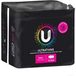 U by Kotex (R) Ultrathin Super Pads with wings feature our unique RapidDry Core™ to keep you feeling fresh, while our ultrasoft top layer provides ultimate comfort during your period. Plus, they are ultrathin and discreet, so you’ll feel like you’re wearing nothing at all. Give Too Much, Maxi Pad, Nothing At All, Online Supermarket, Sanitary Pads, Feminine Hygiene, Online Grocery Shopping, All Or Nothing, Grocery Online