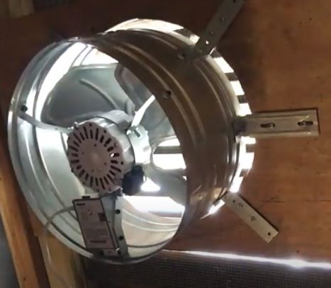 Attic Fans Diy, Attic Fan Ideas, Attic Fan Cover Ideas, Attic Exhaust Fan, Garage Attic Storage, Diy Air Purifier, Whole House Fans, Bathroom Ventilation Fan, House Ventilation