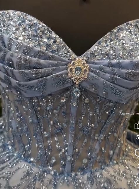 Blue Grey Quinceanera Dresses, Blue Sweet Sixteen Dresses, Grey Quinceanera Dresses, Quinceanera Winter Wonderland, Quinceanera Dama Dresses, Cinderella Quince, Light Blue Quinceanera Dresses, Baby Blue Quinceanera, Cinderella Quinceanera Themes